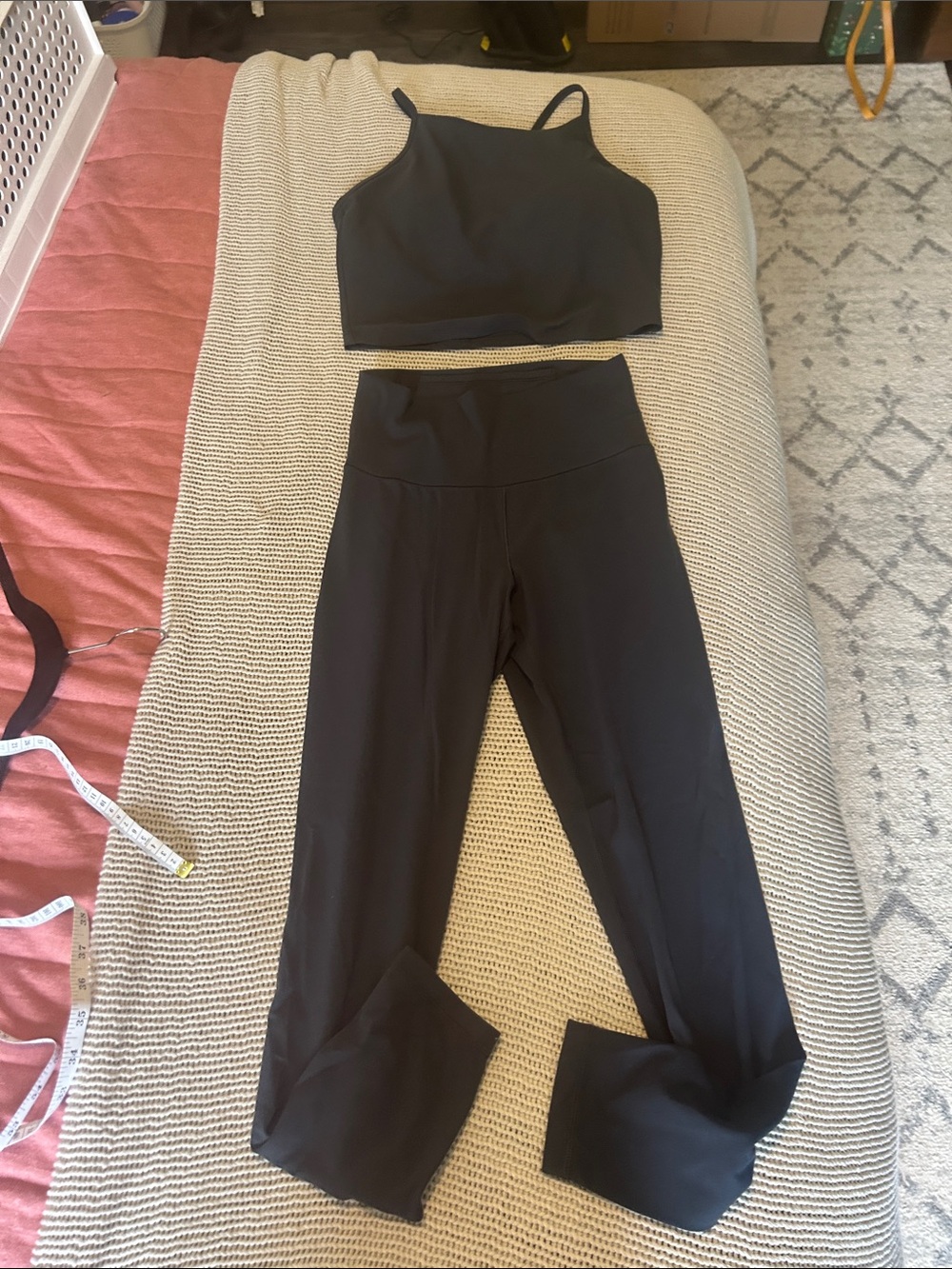 Old Navy Dark Blue High Waisted Studio Smooth Active Set